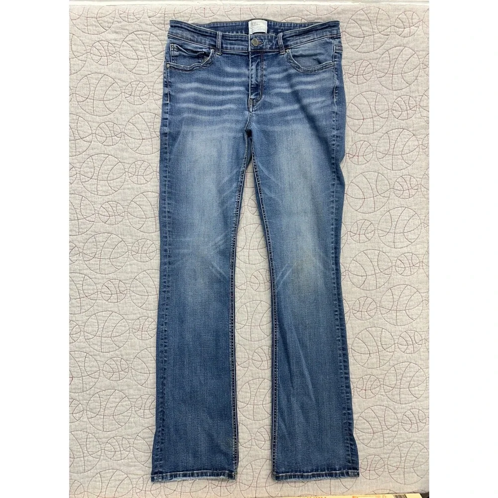 BKE Payton Bootcut Jeans Blue Extra Extra Long Stretch / Womens 33 XXL (Long)